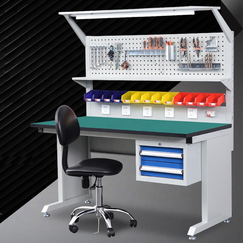 Woodworking Workbench - Meja Kerja ESD yang Dapat Disesuaikan