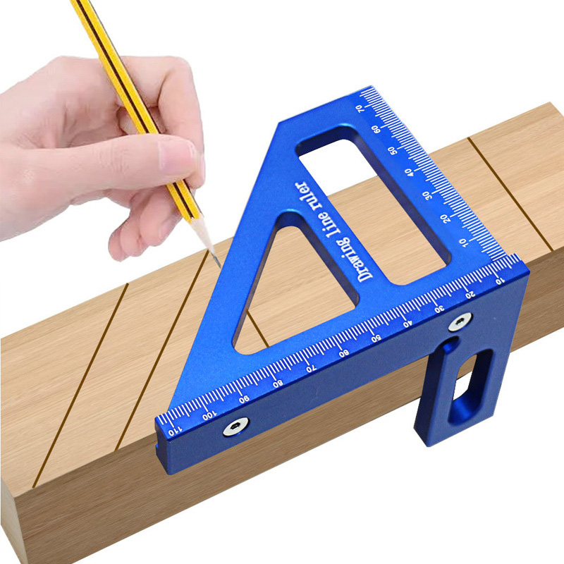 Woodworking For Engineers - Penggaris Kayu dari Paduan Aluminium, Segitiga