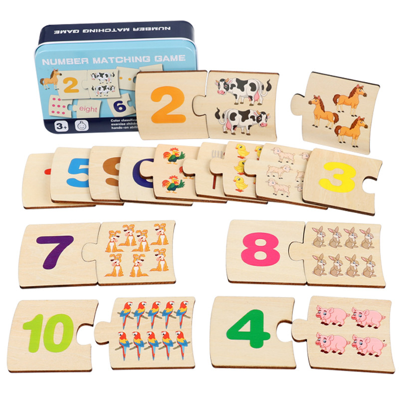 Woodworking Jigsaw - Papan Puzzle Kayu Bentuk Hewan dan
