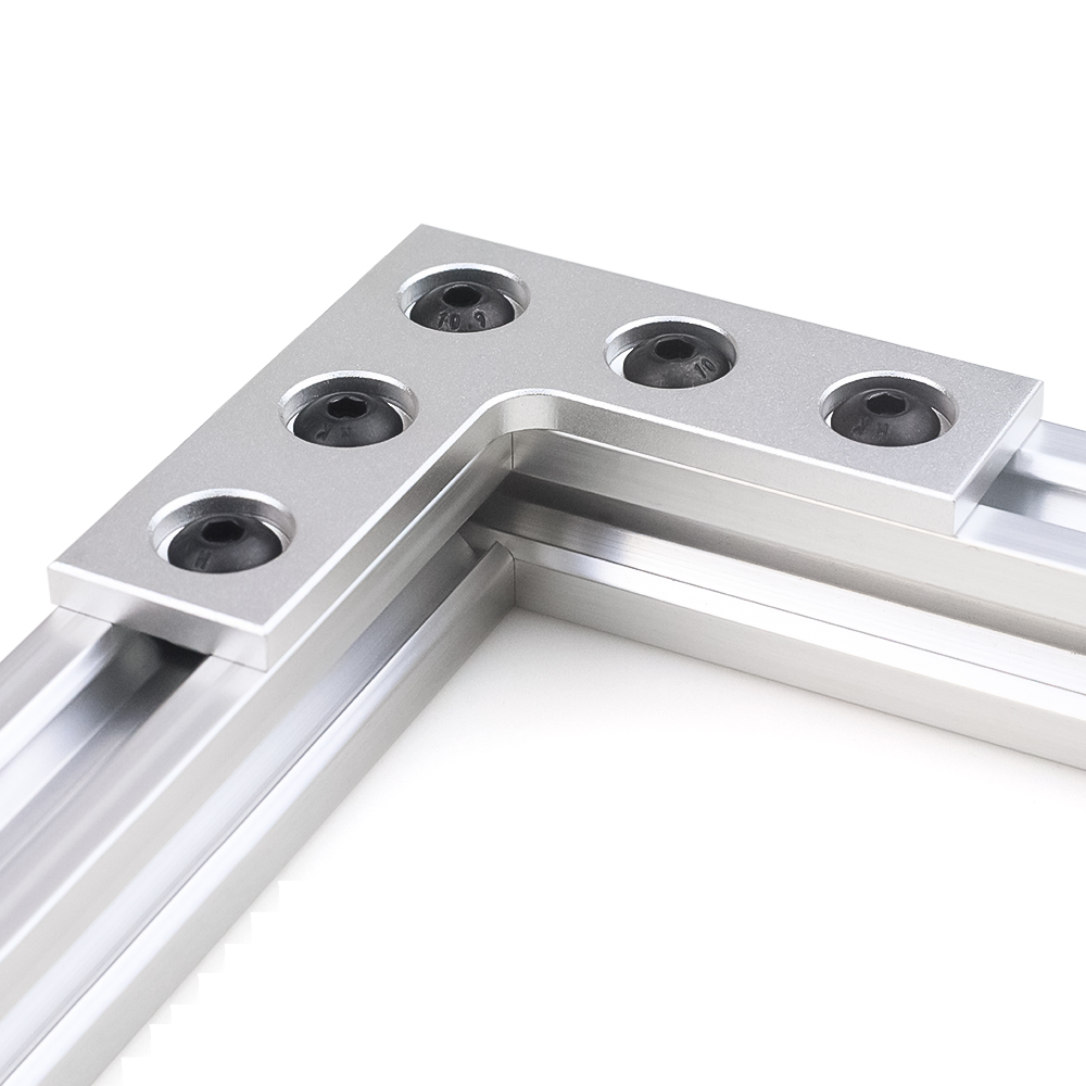Woodworking Joints - 2 Buah/Lot Tipe L 5 Lubang