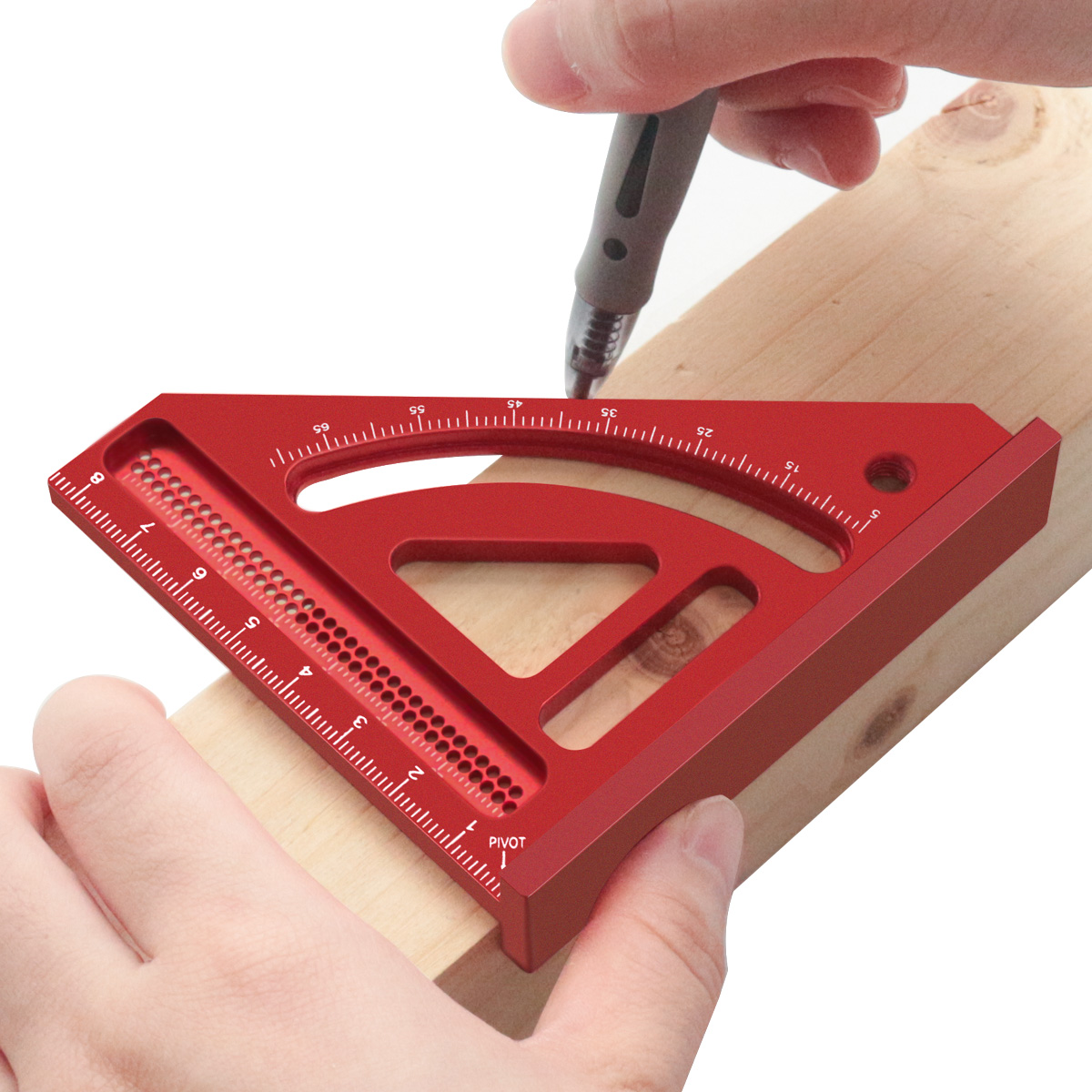 Woodworking For Engineers - Penggaris pengukur Multi sudut, busur derajat
