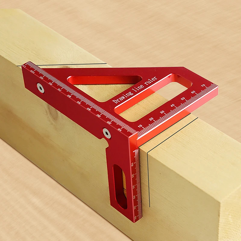 Woodworking For Engineers - Penggaris Segitiga Miter dari Aluminium Alloy,