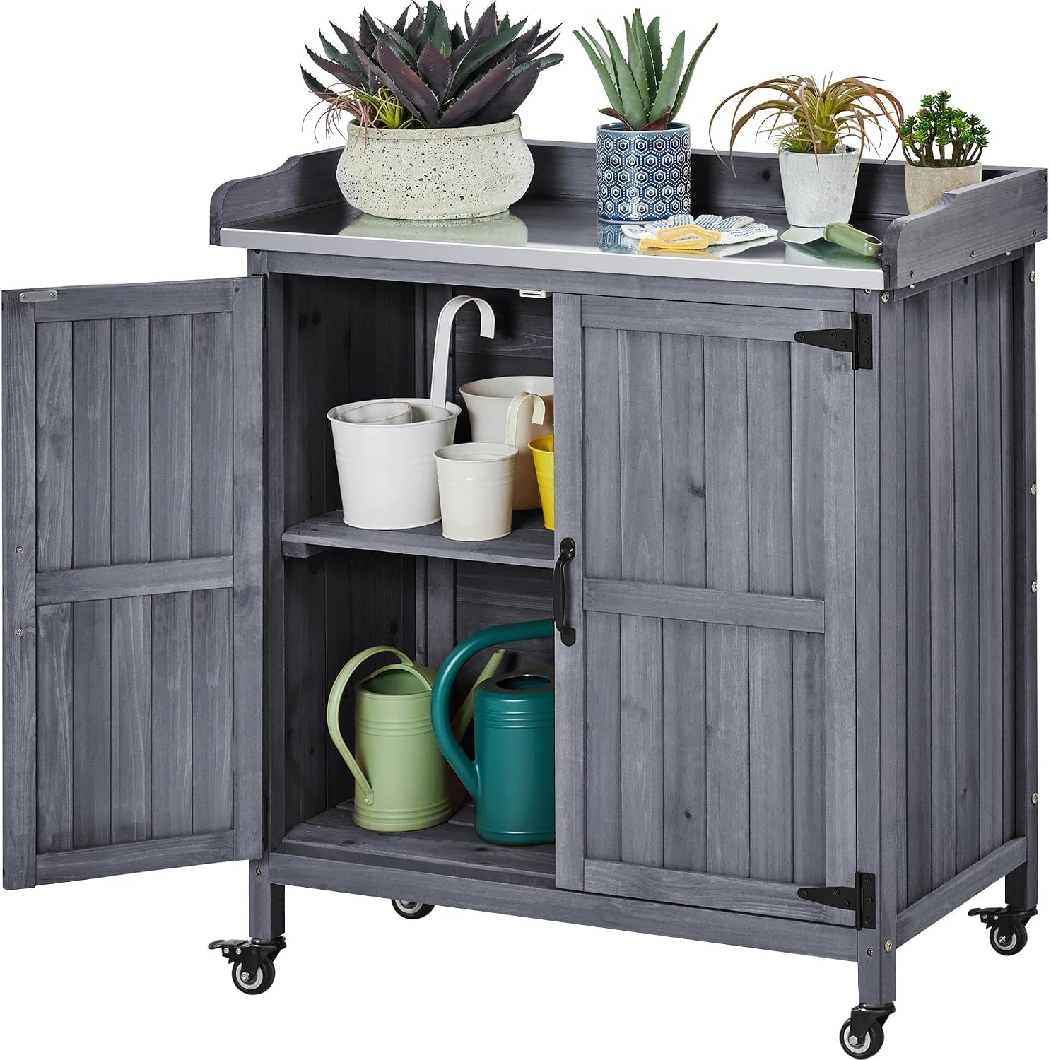 Woodworking Workbench - Meja Kerja Penanaman Kayu untuk Kebun