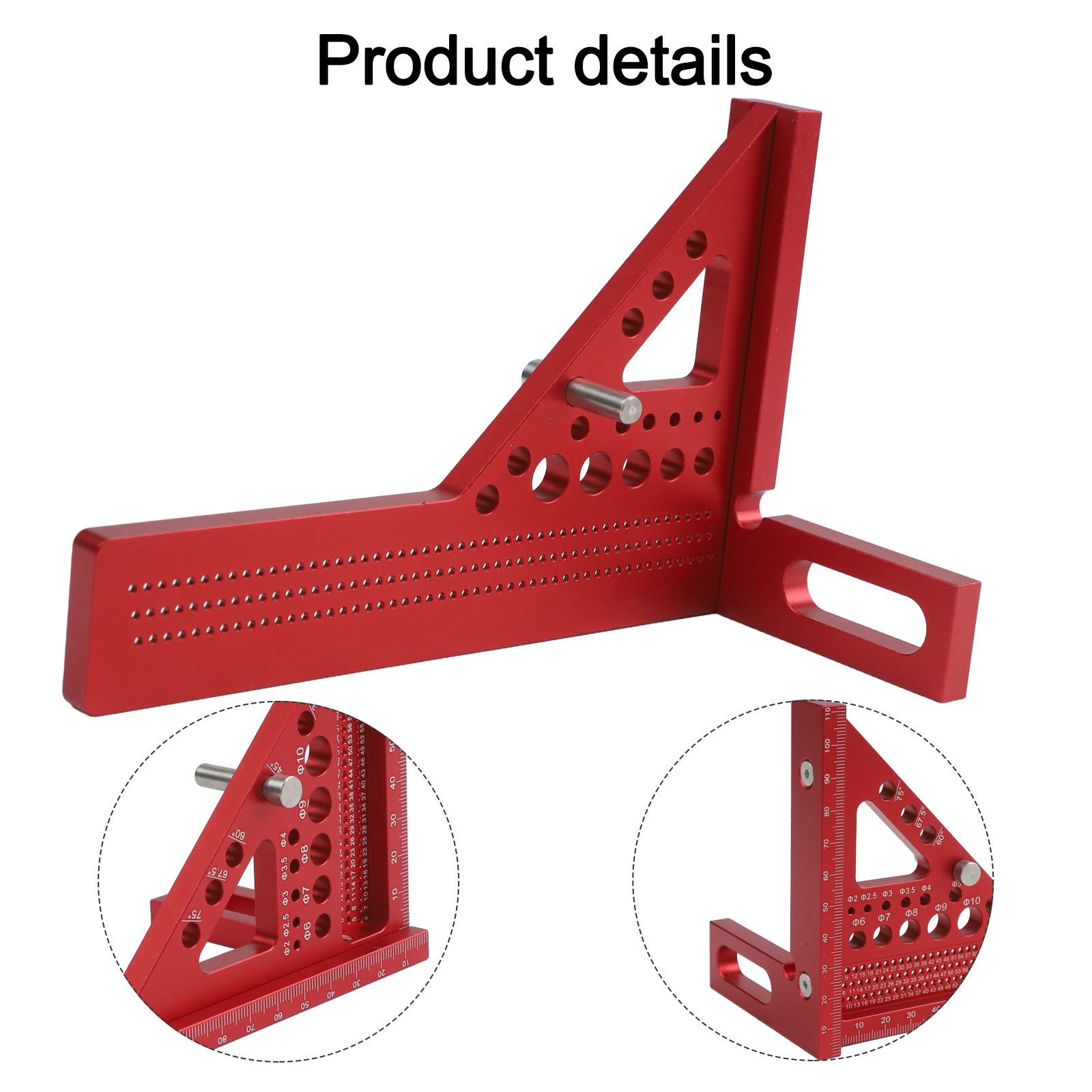 Woodworking For Engineers - Penggaris Segitiga 3D Merah dengan Alat