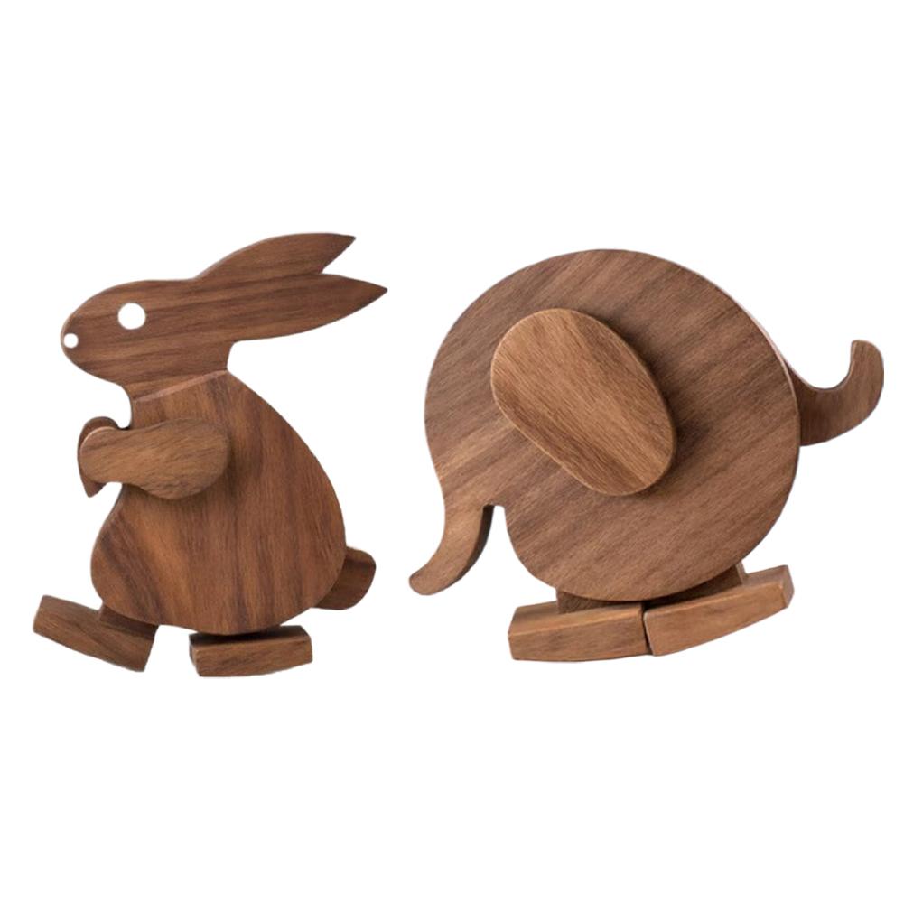Woodworking Joints - 2Pcs Set Hewan Kayu Skandinavia yang