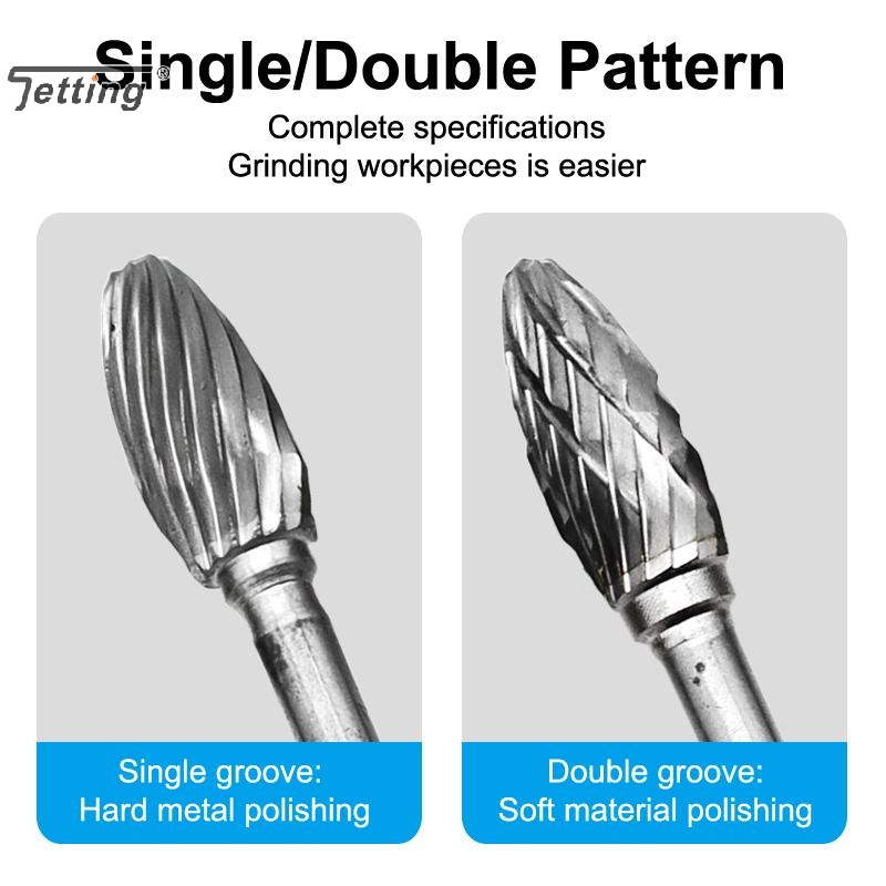 Woodworking Files And Rasps - 10 Buah Kit Duri Karbida Tungsten