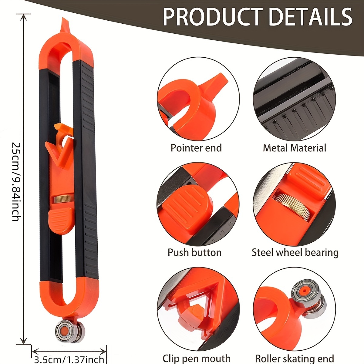 Alat Pengukur Kontur, Duplikat - Woodworking Gauge ulasan dan harga
