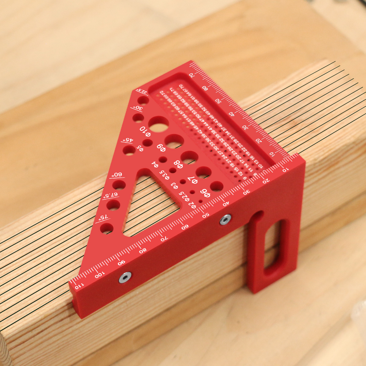 Penggaris Pengukur Multi-Sudut - Woodworking For Engineers ulasan dan harga