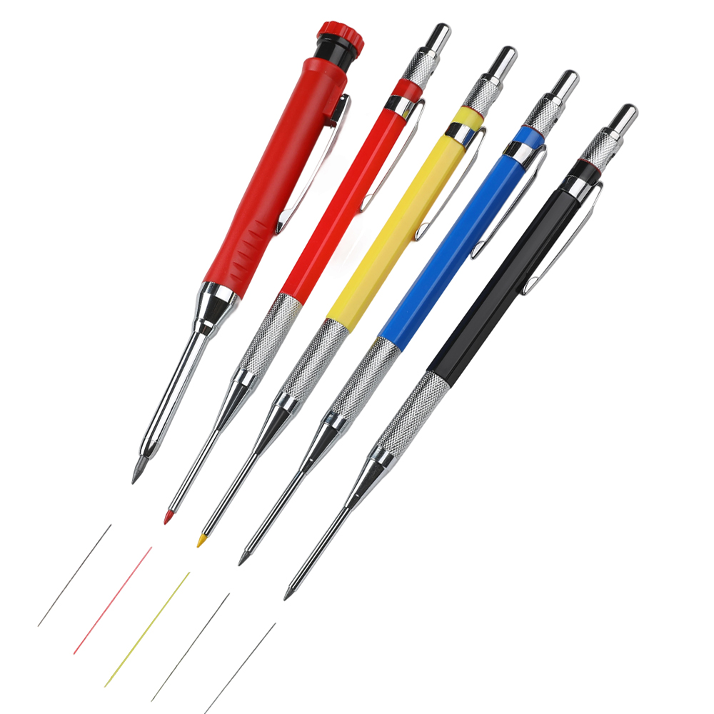 4pcs/set Pensil Mekanik Logam  - Woodworking For Engineers ulasan dan harga