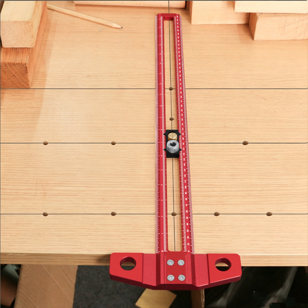 Penggaris T-Square untuk Pertu - Woodworking Gauge ulasan dan harga