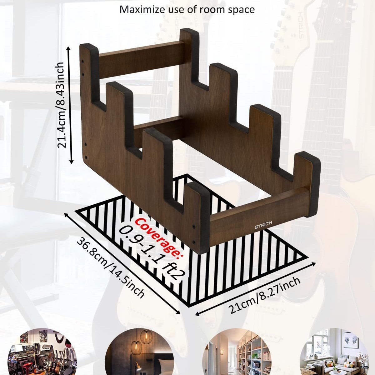 Rak Penyimpanan Gitar Kayu Mod - Woodworking Show ulasan dan harga