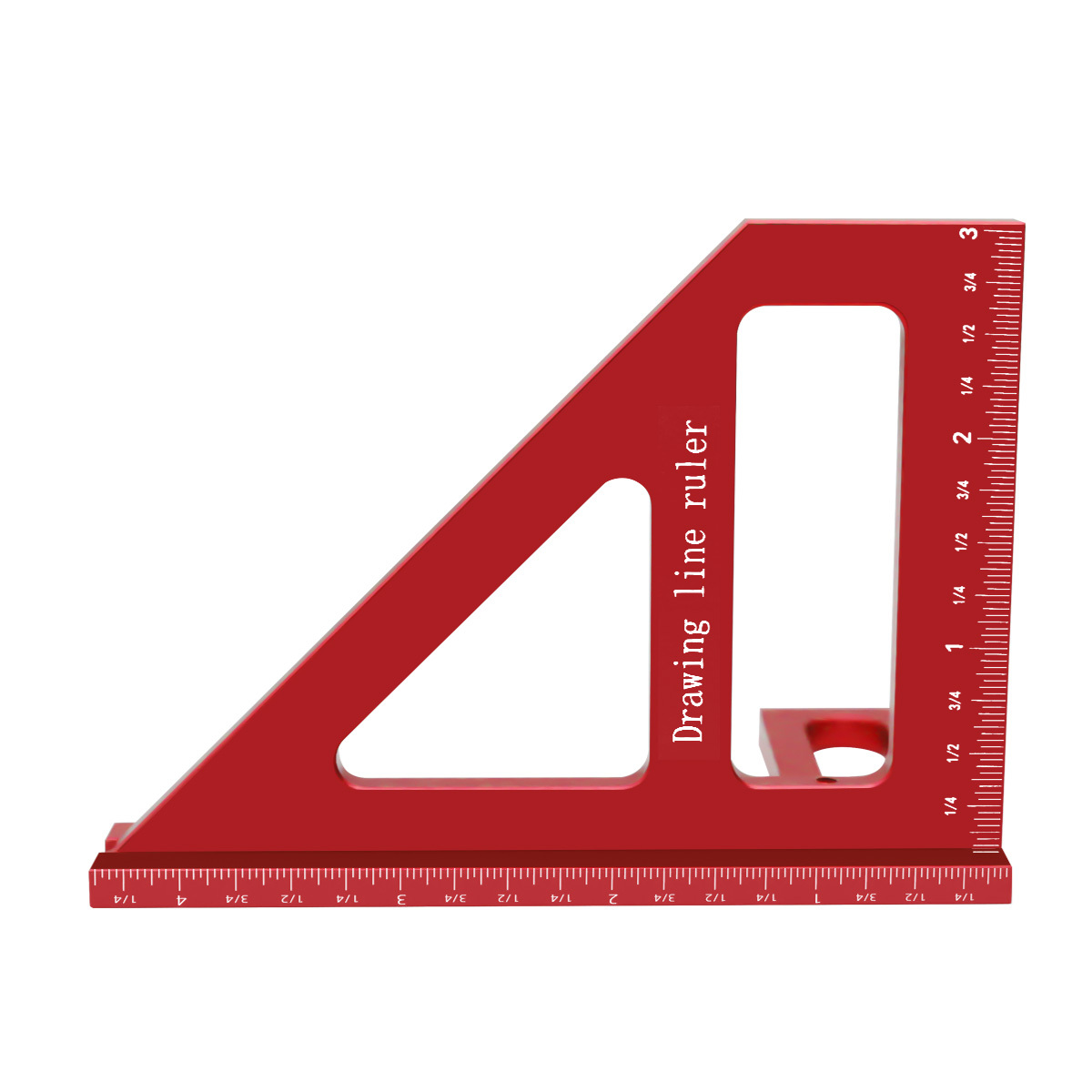 Penggaris segitiga aluminium 4 - Woodworking For Engineers ulasan dan harga