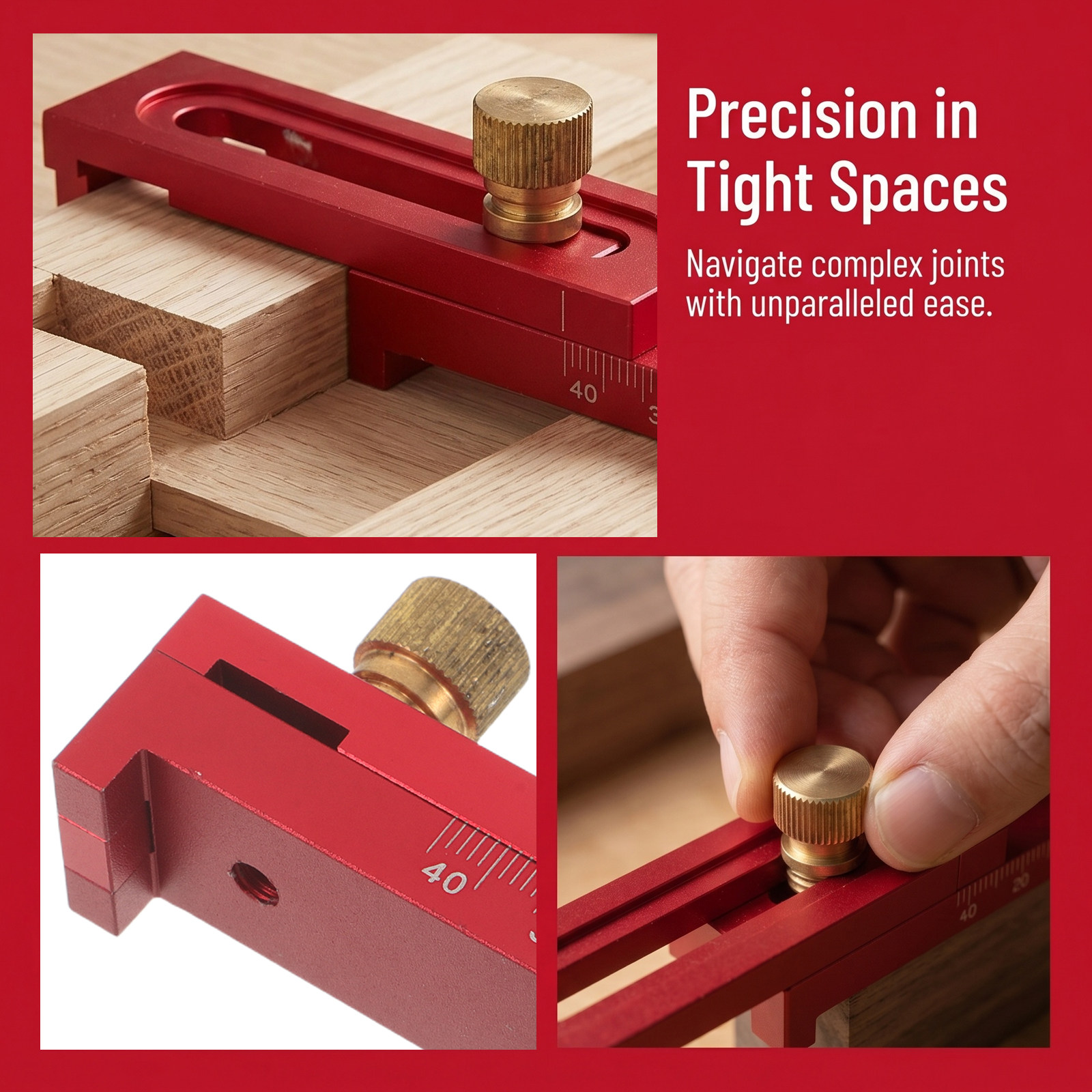 Penggaris Ukur Pertukangan Kay - Woodworking Joints ulasan dan harga