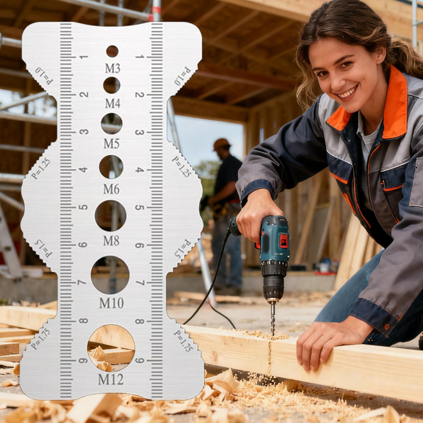 Alat Ukur Ukuran Sekrup Portab - Woodworking For Engineers ulasan dan harga
