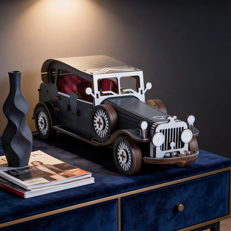 Kit Model Miniatur Mobil Klasi - Woodworking Jigsaw ulasan dan harga