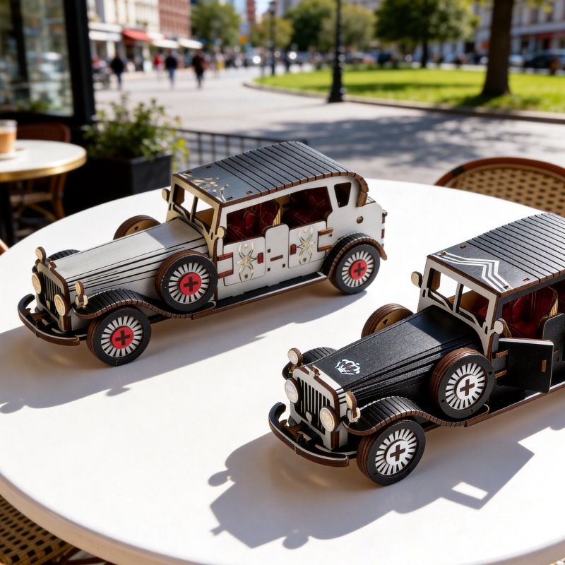 Kit Model Miniatur Mobil Klasi - Woodworking Jigsaw ulasan dan harga