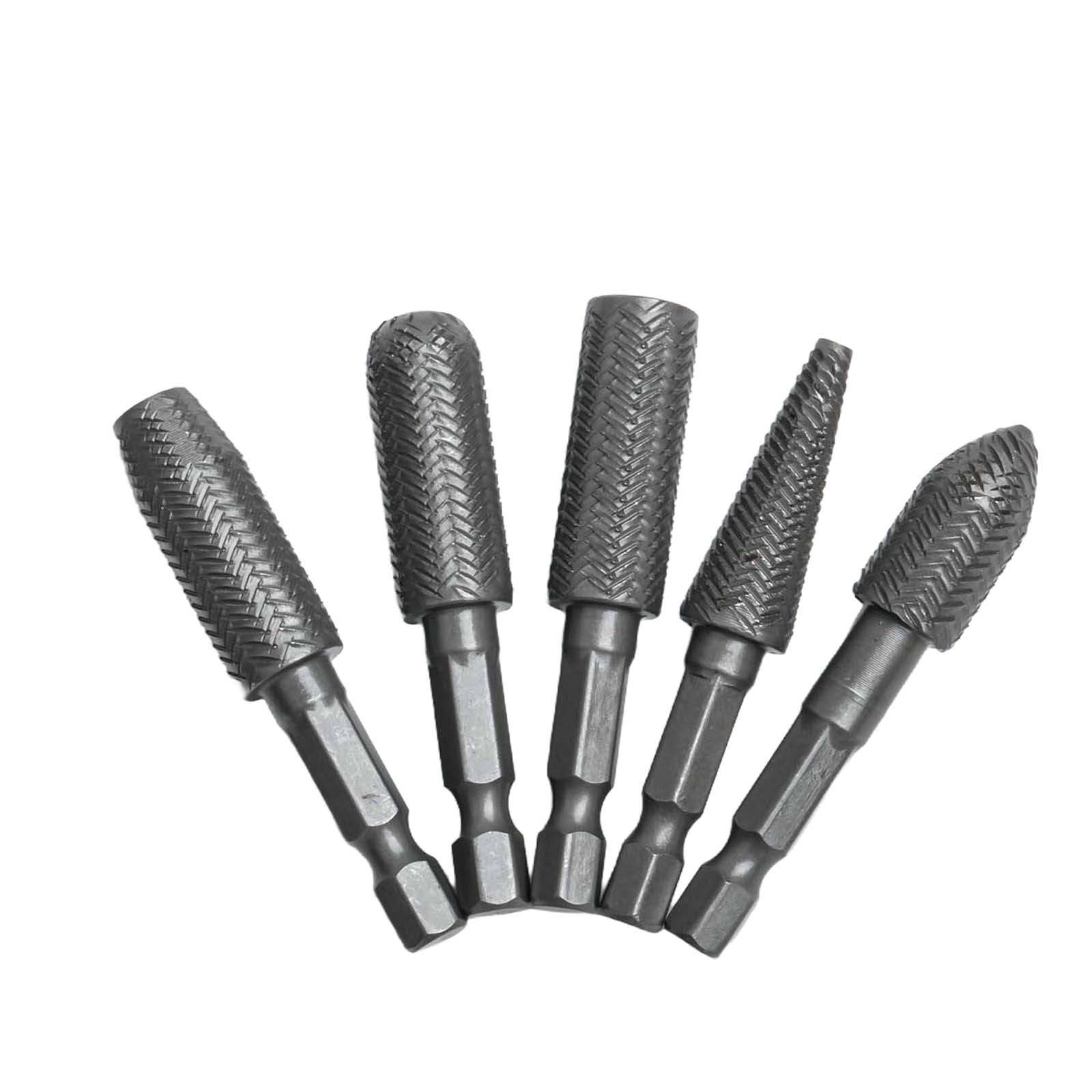 5 Buah Parutan Putar 1/4 Inci  - Woodworking Files And Rasps ulasan dan harga