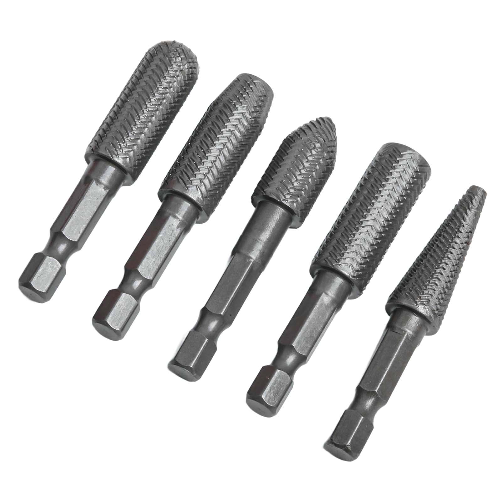 5 Buah Parutan Putar 1/4 Inci  - Woodworking Files And Rasps ulasan dan harga