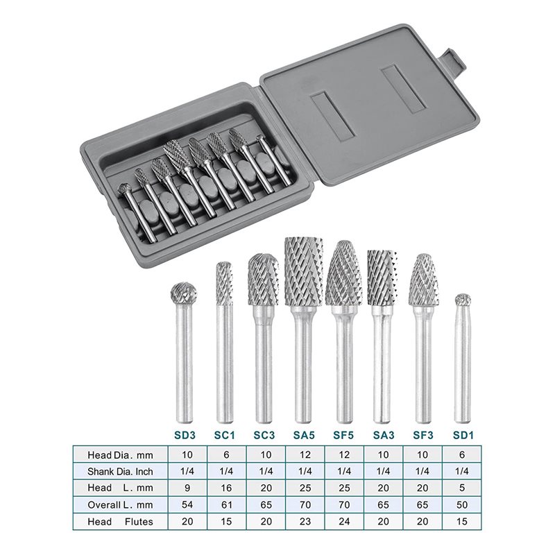 Set Mata Bor Karbida AT43 1/4  - Woodworking Files And Rasps ulasan dan harga