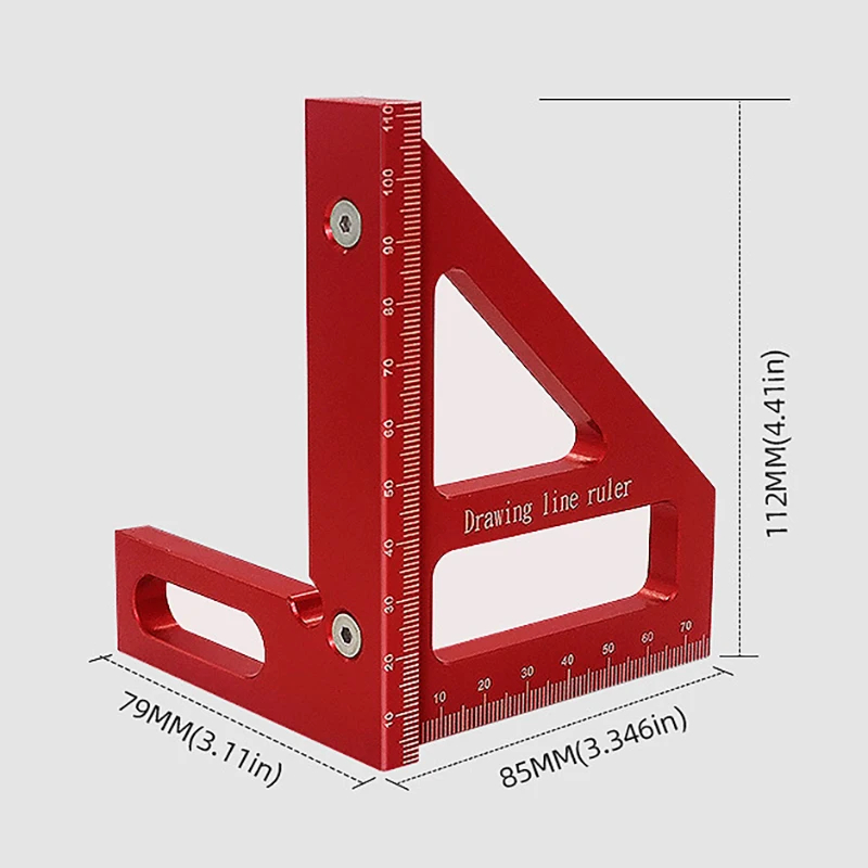 Penggaris Segitiga Miter dari  - Woodworking For Engineers ulasan dan harga