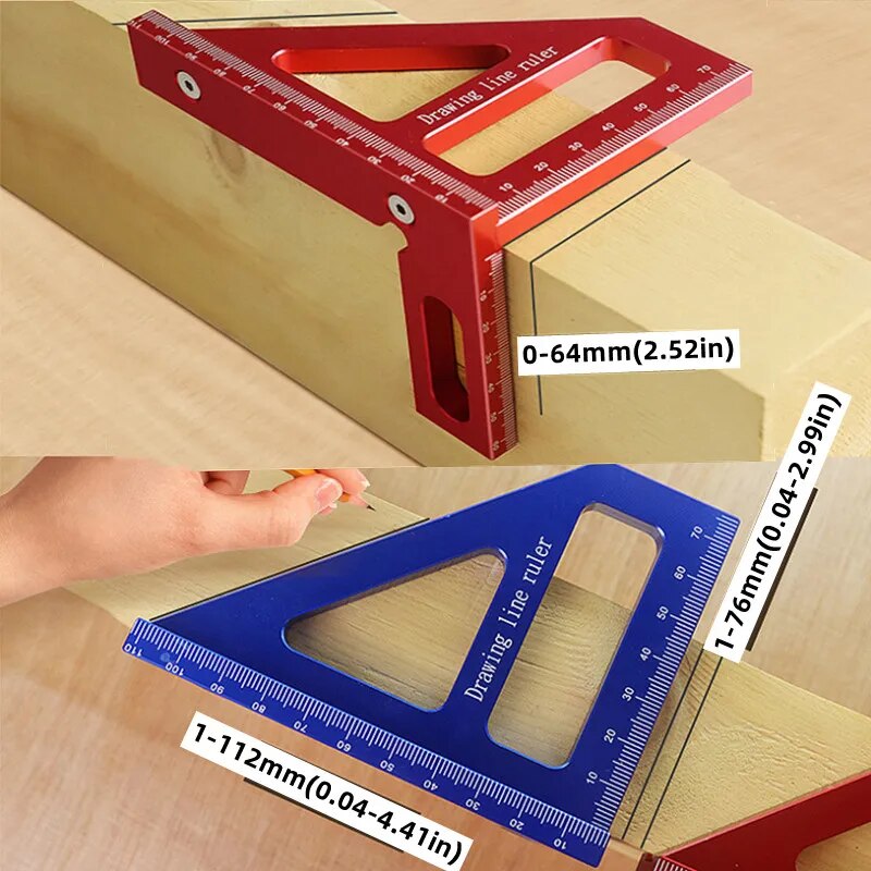 Penggaris Segitiga Persegi Alu - Woodworking For Engineers ulasan dan harga