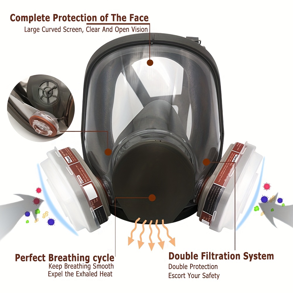 Dikirim Dari AS 6800 Masker Ga - Woodworking Respirator ulasan dan harga