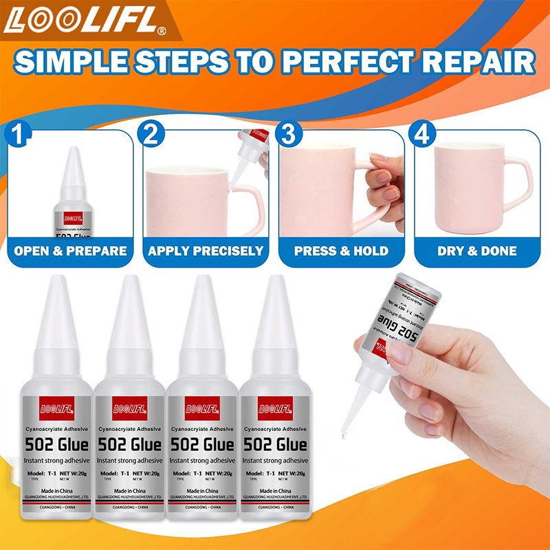 1-3 pcs, 20ml, 502 lem super,  - Woodworking Quick Glue ulasan dan harga