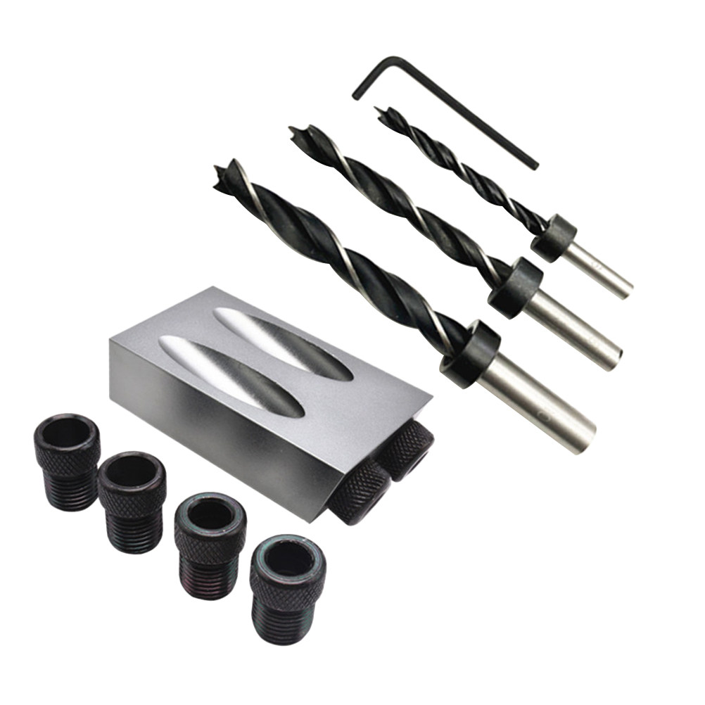 34pcs Set Bor Lubang Miring 15 - Woodworking Joints ulasan dan harga