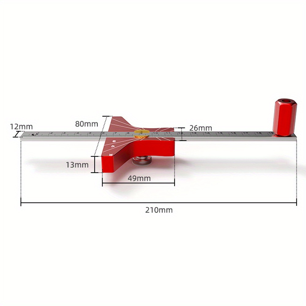 Alat Ukur Tinggi Aluminium Pen - Woodworking Gauge ulasan dan harga